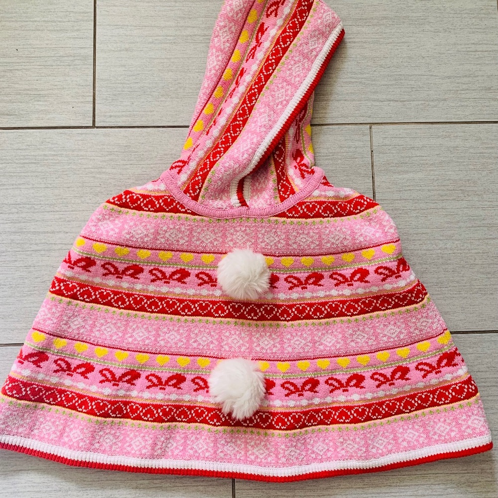 Hannah Anderson Girls Hooded Cape Dr Seuss